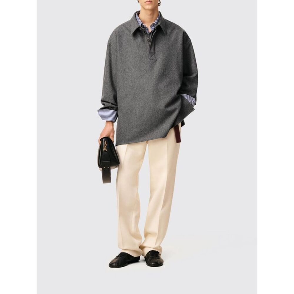 Ami Paris Polo Shirt Men Grey - Picture 2 of 3